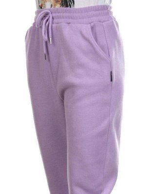 05 LILAC Брюки спортивные женские на флисе (100% хлопок) 7986