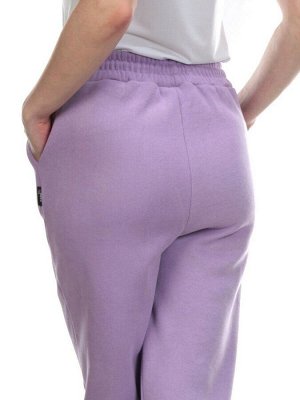 05 LILAC Брюки спортивные женские на флисе (100% хлопок) 7986