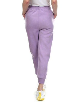 05 LILAC Брюки спортивные женские на флисе (100% хлопок) 7986