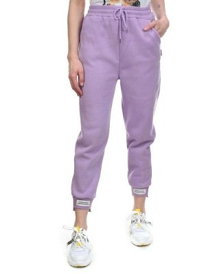 05 LILAC Брюки спортивные женские на флисе (100% хлопок) 7986