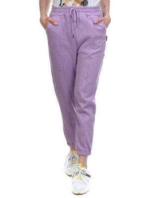 08 LILAC Брюки спортивные женские на флисе (100% хлопок) 7986