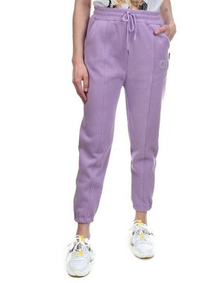 08 LILAC Брюки спортивные женские на флисе (100% хлопок) 7986