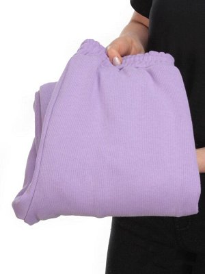 08 LILAC Брюки спортивные женские на флисе (100% хлопок) 7986