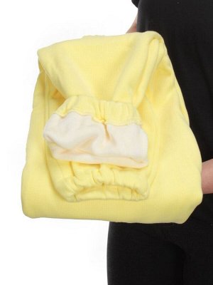 06 YELLOW Брюки спортивные женские на флисе (100% хлопок) 7986