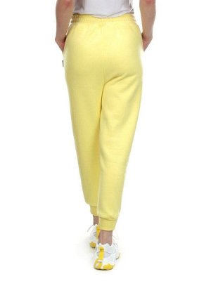 05 YELLOW Брюки спортивные женские на флисе (100% хлопок) 7986
