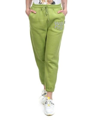 06 GREEN Брюки спортивные женские на флисе (100% хлопок) 7986
