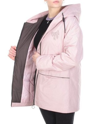 6233-2 PINK Куртка демисезонная женская AMAZING (100 гр.синтепона)