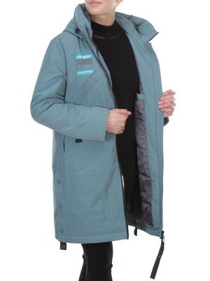 101-1 MENTHOL Пальто демисезонное женское FAMILY (100 гр. синтепон)