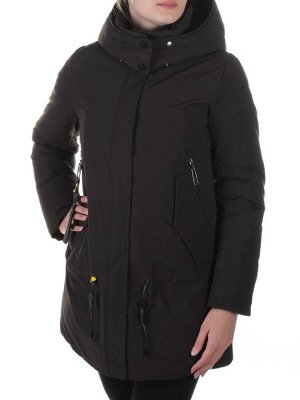 M9072 BLACK Пальто зимнее женское Snowpop