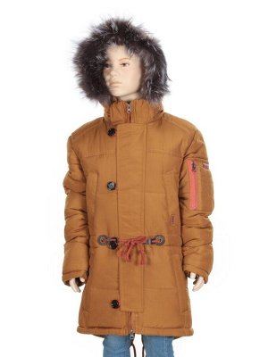 G-19 BROWN Куртка аляска детская для мальчика