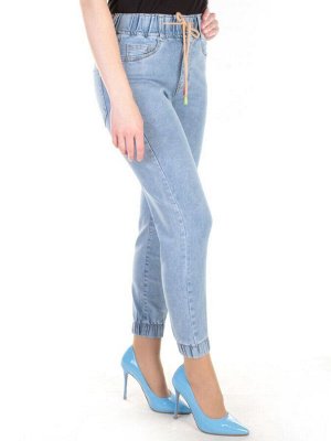 1107 LT. BLUE Джинсы зауженные женские ZAL