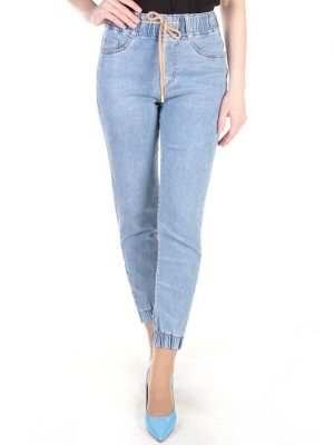 1107 LT. BLUE Джинсы зауженные женские ZAL