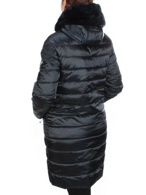 815-E03 DARK BLUE Пальто зимнее женское VISDEER (200 гр. тинсулейт)