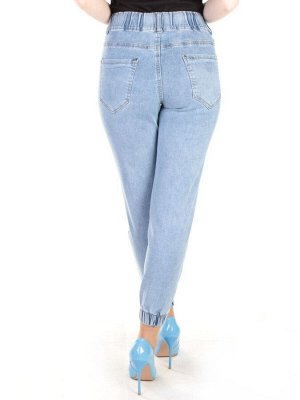 1107 LT. BLUE Джинсы зауженные женские ZAL