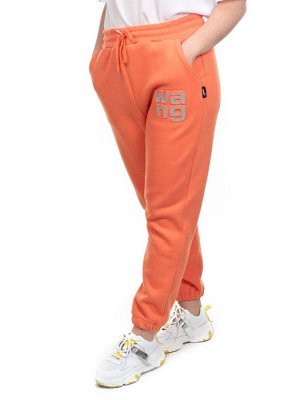 06 ORANGE Брюки спортивные женские на флисе (100% хлопок) 7986