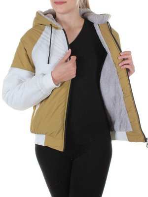 H-702 WHITE/MUSTARD Куртка демисезонная X.P.FEICHI