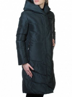 8033 DK. GREEN Пальто пуховик зимнее Jarius (био-пух)