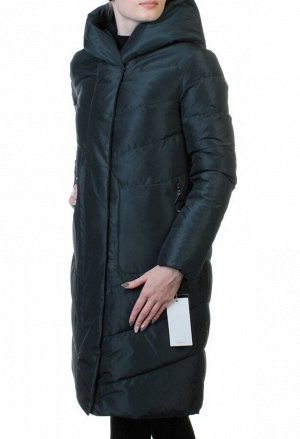 8033 DK. GREEN Пальто пуховик зимнее Jarius (био-пух)