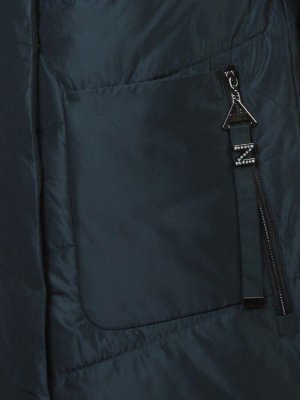 8033 DK. GREEN Пальто пуховик зимнее Jarius (био-пух)