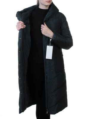 8033 DK. GREEN Пальто пуховик зимнее Jarius (био-пух)