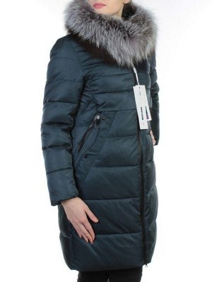 352 DK. GRAY Пальто зимнее с чернобуркой OMMEITT