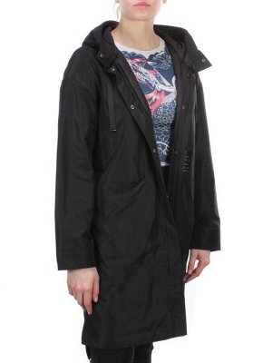 2190 BLACK Куртка демисезонная женская Parten (50 гр. синтепон)