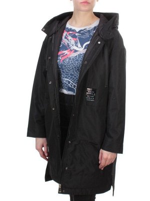 2190 BLACK Куртка демисезонная женская Parten (50 гр. синтепон)