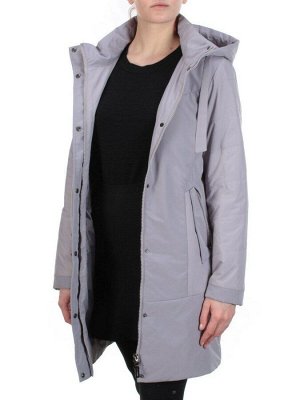 6026 GRAY Куртка демисезонная женская DATURA (100 гр. синтепон)