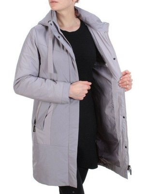 6026 GRAY Куртка демисезонная женская DATURA (100 гр. синтепон)