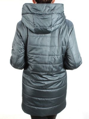 ZW-2181-C GRAY/GREEN Куртка демисезонная женская BLACK LEOPARD (100 гр.синтепона)