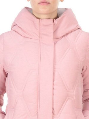 2158  PINK Пальто зимнее облегченное  женское YINGPENG (150 гр .холлофайбер)