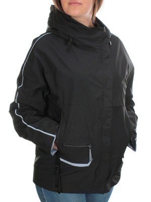F2129 BLACK Ветровка женская MARIA