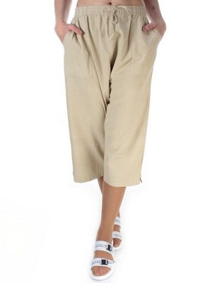 Y-16 LT.BEIGE Капри женские A&Q
