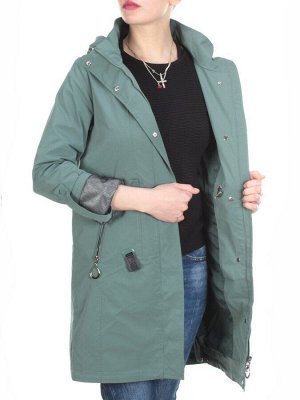 F2089 GREEN Ветровка женская MARIA (65% хлопок, 35% полиэстер)