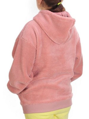 110 PINK Худи женское Тедди на флисе