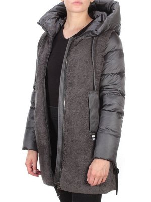 D6816 DARK GRAY Куртка зимняя женская  KARERSITER (200 гр. холлофайбера)