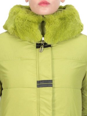 B15-888 GREEN Куртка зимняя женская KEMIRA (200 гр. холлофайбера)