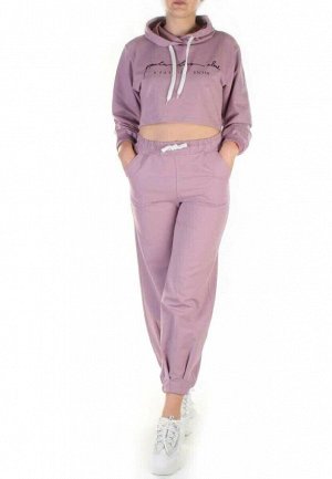 Y316 LILAC Спортивный костюм женский (100% хлопок)