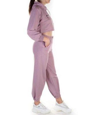 Y316 LILAC Спортивный костюм женский (100% хлопок)