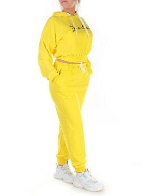 Y294 YELLOW Спортивный костюм женский (100% хлопок)