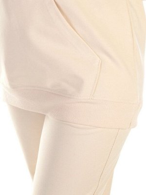 Y314-2 BEIGE Спортивный костюм женский (100% хлопок)