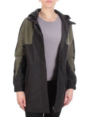 FY-215 BLACK Ветровка женская АЛИСА (65% хлопок, 35% полиэстер)