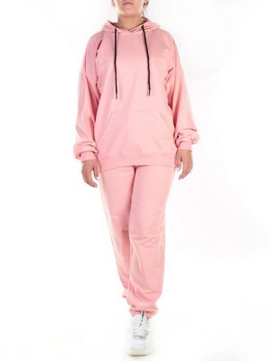 Y314 BRIGHT PINK Спортивный костюм женский (100% хлопок)