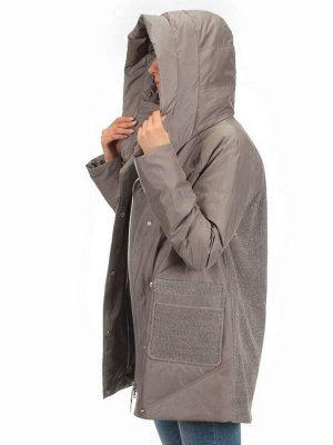 2348 DK. GRAY Куртка демисезонная женская (тинсулейт)