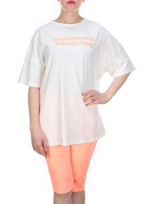 KD-868 ORANGE Костюм-двойка женский 7986 TREND