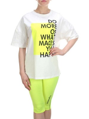KD-791 WHITE/LIGHTGREEN Костюм-двойка женский 7986 TREND