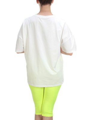 KD-791 WHITE/LIGHTGREEN Костюм-двойка женский 7986 TREND