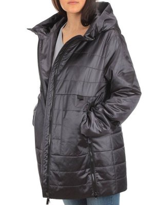 BM-1058 DK. GRAY Куртка демисезонная женская АЛИСА (100 гр. синтепон)