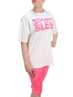 KD-862 WHITE/CRIMSON Костюм-двойка женский 7986 TREND