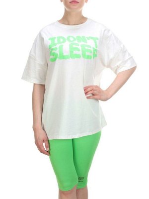 KD-862 WHITE/GREEN Костюм-двойка женский 7986 TREND